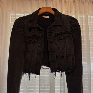 Denim Cropped Jacket